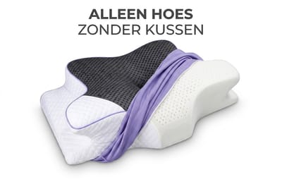 Kussensloop - kussenovertrek - Kussen Hoes voor antisnurk kusssen - Niet geschikt voor andere kussens