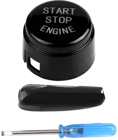Dailygoody - Startknop - Hoogwaardige ABS - Eenvoudige installatie - Zwart - Geschikt voor BMW F30 - 3 Serie