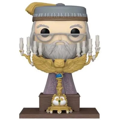 Harry Potter Albus Dumbledore with Podium (Pop! Deluxe) vinyl figuur 172 Funko Pop! meerkleurig