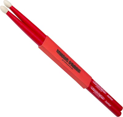 MUSIC STORE Junior Sticks "Yannis", rood - Drumsticks