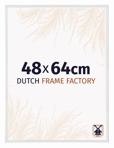 Fotolijst 48x64 cm - Kunststof - Wit Hoogglans - Angers