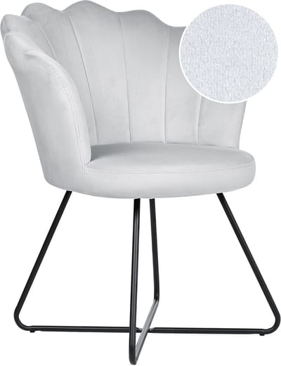 LOVELOCK - Fauteuil - Zwart - Fluweel