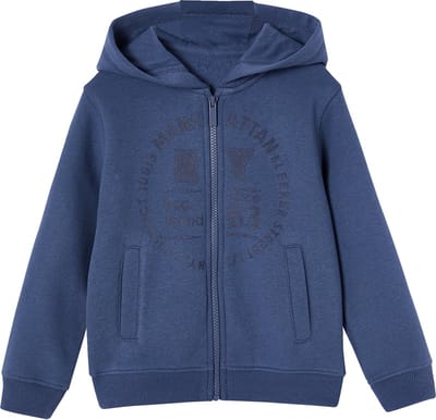 Vertbaudet Ritssweater mt capuchon sport BASICS jongens