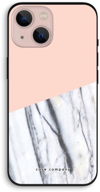 Case Company® - Hoesje geschikt voor iPhone 13 hoesje - A touch of peach - Biologisch Afbreekbaar Telefoonhoesje - Bescherming alle Kanten en Schermrand