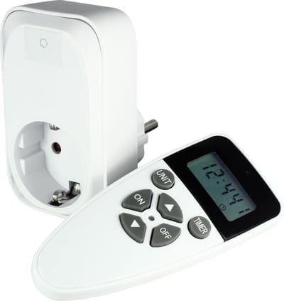 EcoSavers Remote Control Timer Switch | Contactschakelaar met draadloos schakelen | Ingebouwde timer functie