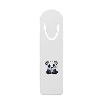 Hacebo® - Pandabeer metalen boekenlegger - Panda - Dieren liefhebbers - Beren - dierentuin - dieren Bladwijzer boekenleggers - 12.7 cm x 3.2cm