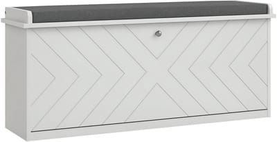 HOMCOM-Schoenenbank-Spaanplaat-100x26x44,5cm-Wit