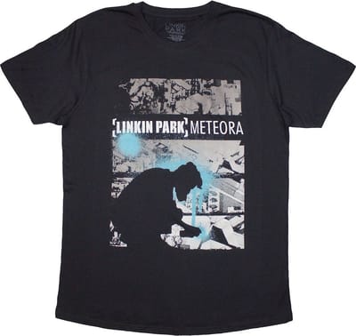 Linkin Park - Spray Collage Heren T-shirt - S - Zwart