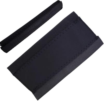 Set van 2 Fietsketting Beschermers - Neopreen Kettenstrebenschutz voor Fietsen tot 10 cm, Wasbaar en Eenvoudig te Installeren, Ideaal voor Bescherming en Onderhoud