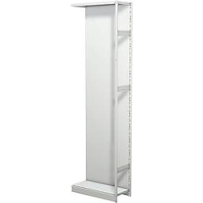 Leeg archiefrek PROGRESS 500 T, aanbouwsectie, met achterwand, H 2600 x B 750 x D 340 mm