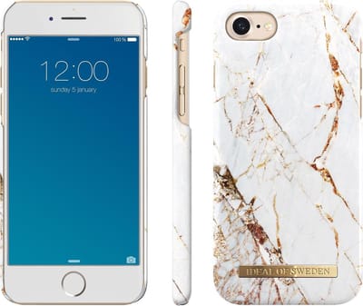 iDeal of Sweden Fashion Case telefoonhoesje iPhone 8/7/6/6S Carrara Gold