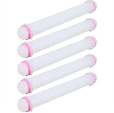 Dailygoods- Deegroller Set - 5 Stuks - Niet-Plak - Multi-Doel - Food Grade - Vaatwasserbestendig - Ideaal voor Bakken - Bakgereedschap