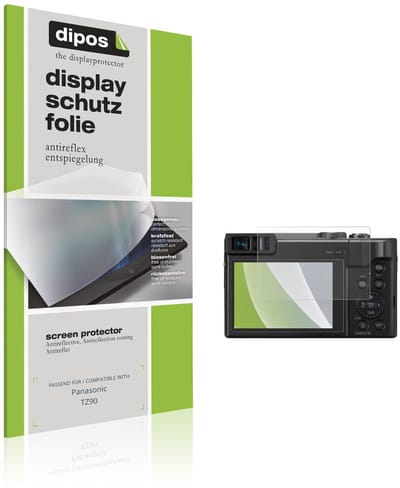dipos – 4x Matte Beschermfolie geschikt voor Panasonic TZ90 | Krasbestendige & antireflecterende Screenprotector Ultra-Thin