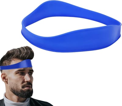 Verstelbare Silicone Haarbanden en Snijgids voor Nette Kapsels en Haartrimmen voor Mannen