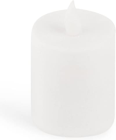 LED-kaars buiten witte grafverlichting LED met batterij permanente kaars LED-kaarsen flikkerende vlam permanente brander LED-begraafkaars sfeerverlichting herdenkingskaars