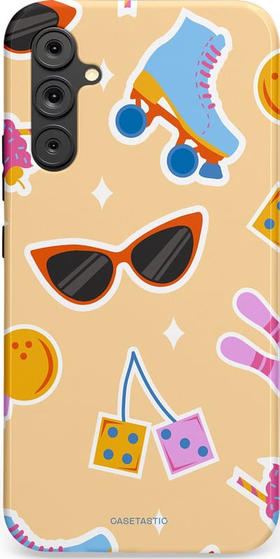 Casetastic Hoesje Geschikt voor Samsung A34 (5G) - Stijlvolle Beschermende Duo-layer Case - Milkshake vibes