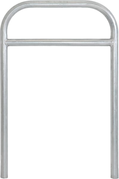 Fietsenrek 115 x 78 cm thermisch verzinkt staal Ø 49 mm voor plaatsing in beton Fietsenrek type H