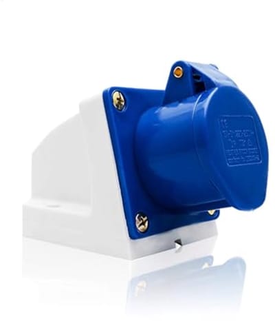 Industriële stekker 3-polig IP44 16A 32A 240V voor camping en caravan