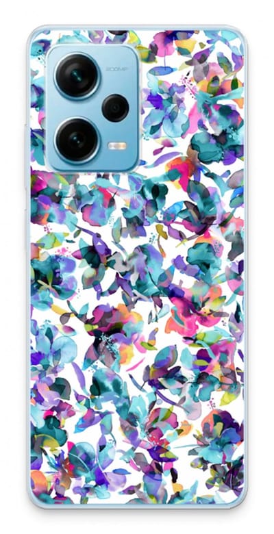 Case Company® - Hoesje geschikt voor Xiaomi Redmi Note 12 Pro Plus hoesje - Hibiscus Flowers - Soft Cover Telefoonhoesje - Bescherming aan alle Kanten en Schermrand