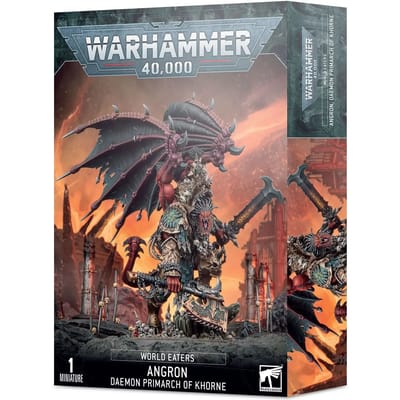 Beeldje Games Workshop Warhammer 40k - Space Marine du Chaos World Eaters Angron, Primarque Demon de Khorne