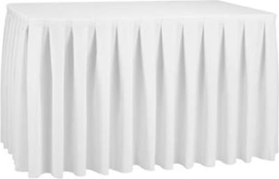 Combiskirting Boxpleat 250% - 122x76cm - Wit