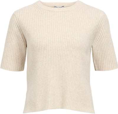 Object Gebreide top Geribbeld