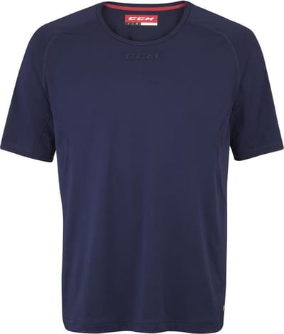 CCM - Team Training T-shirt - Korte mouw - Volwassenen - Blauw - M