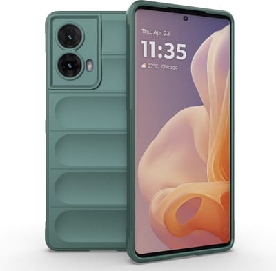 Coverup Hoesje - Geschikt voor Motorola Moto G85 Hoesje - Coverup Hands-On Rugged Back Cover - Groen
