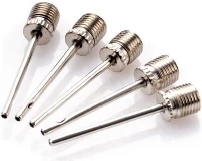 Knaak Ballenpomp Naalden - Set van 5 - 8mm Schroefdraad - Ventielnaald voor Fietsbal & Sportbal
