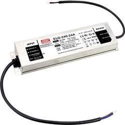 Mean Well ELG-240-24-3Y LED-transformator, LED-driver Constante spanning, Constante stroomsterkte 240 W 10 A 12 - 24
