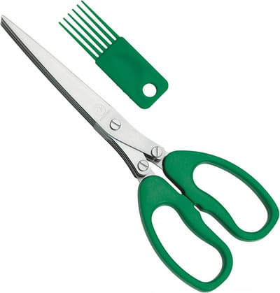 RÖR Solingen Kruidenschaar met 5 Messen – Kunststof Heft – 19 cm – RVS