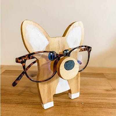 Brilrek Leuke 3D Dieren Houtsnijwerk Zonnebril Display Rack Plank Brillen Show Standhouder Showcase beige