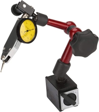 Dial test indicator met flexibele en sterke magnetische meethouder voor nauwkeurige metingen