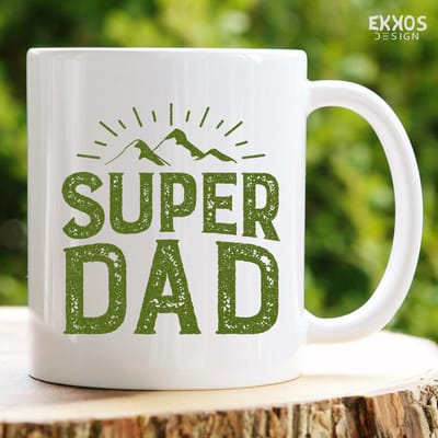 Superdad mok | Vaderdag cadeau | Mok met tekst | Grappige mok | Verjaardag cadeau | Cadeau voor man | Cadeau voor vrouw | Cadeau voor haar | Cadeau voor hem | Grappige cadeau | Thee glazen | Valentijn cadeautjes | Koffiekopjes