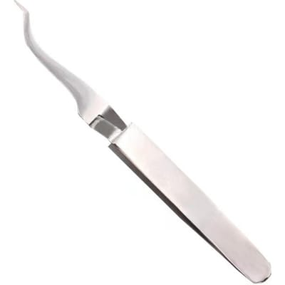 Supports Orthodontiques Dentaires Tube Buccal Boutons Lingaux Pince à Mettre en Place pour Outils Dentaires Professionnels Sharp Point argenté