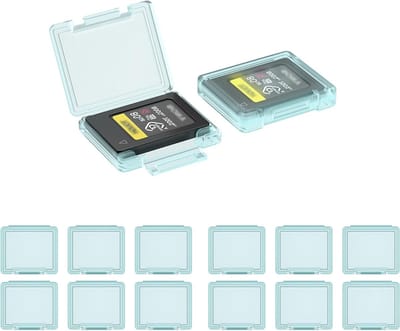 CFexpress Type A Kaart Houder, Plastic Geheugenkaarthouder voor Sony Alpha Camera's, Opslagdoos voor Geheugenkaarten met Labels, Ideaal voor Fotografen en Videomakers