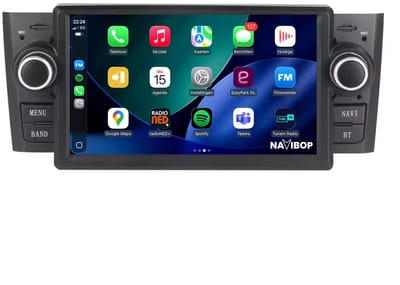 Geschikt voor Fiat Punto | 7" Android 14.0 Autoradio | Apple CarPlay & Android Auto | 2GB RAM & 32GB opslag | Draadloze verbinding | HD Scherm | FM, AM, DAB+ Radio | Bluetooth handsfree bellen | 2007, 2008, 2009, 2010