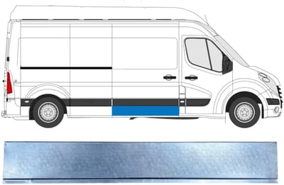 Interne reparatie achterste deuren voor Opel Movano 2010-2021 / Rechts