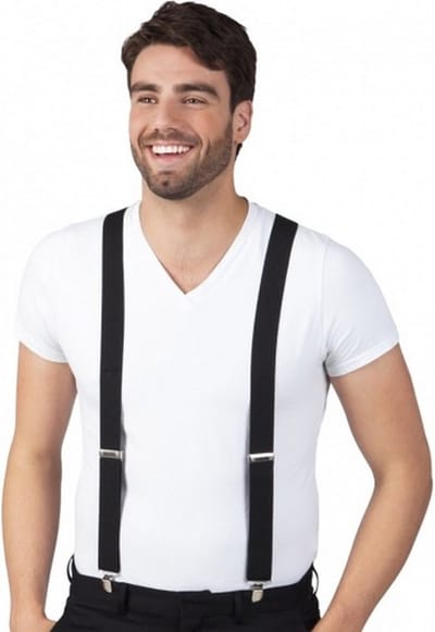 bretels unisex 75 cm zwart