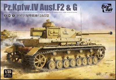 Border Model Modelbouwpakket Militaire voertuigen - BT004 Pz.Kpfw.IV Ausf.F2-G Plastic - 1:35 - Modelbouw
