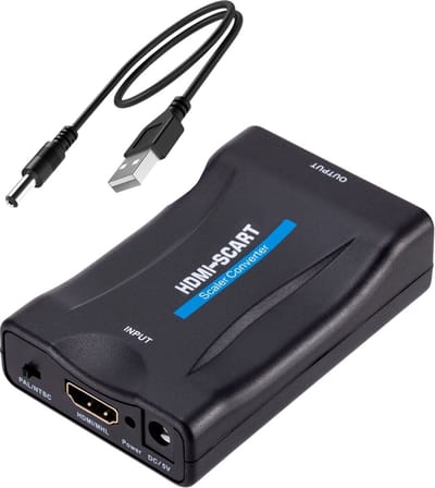 HDMI Naar Scart Kabel 1080p Converter - HDMI Naar Scart Converter - Zwart