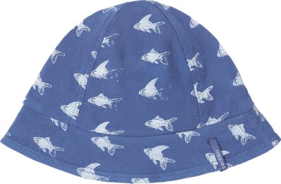 Noppies Jongens Babymutsje - Bright Blue - Maat 0M-3M