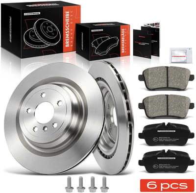 Frankberg 2x Remmen + 4x Remblokken Achteras voor Mercedes-Benz