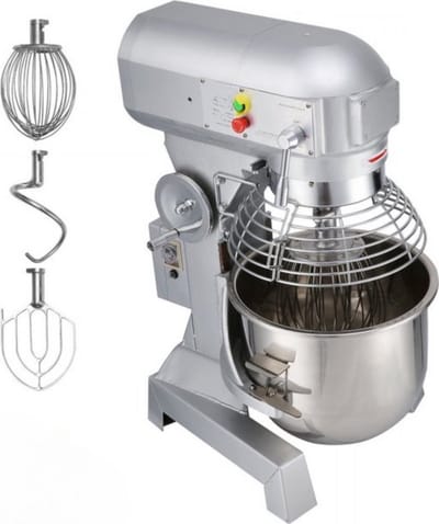 Elektrische Keukenmachine PRO 450W - RVS, 3 koppen en Foodprocessor - Voor Dagelijks Gebruik, Thuis en Professioneel Gebruik