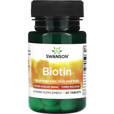 Biotine, Verlengde Afgifte, 10.000Mcg, 60 Tabletten