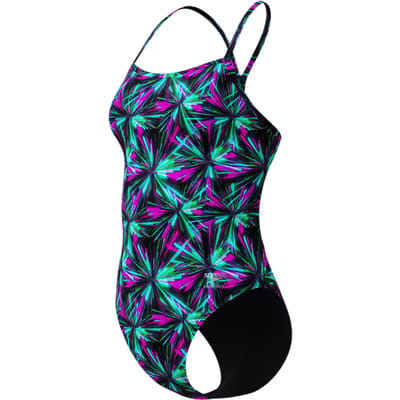 Dameszwempak 1-delig met print Speedo V-Back 2.0