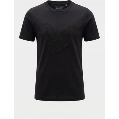 Lyle & Scott Towelling Eagle T-shirt Jet Black Taglia: 3/4 | T-shirt Outlet | kids | Nero