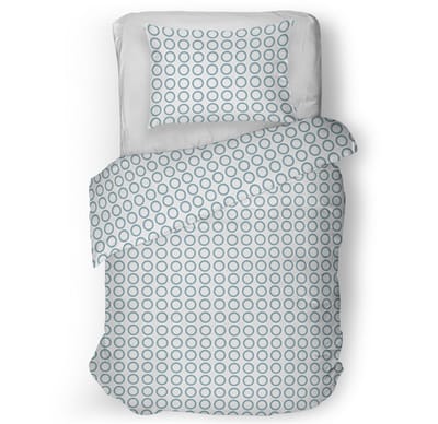 Snoozing Ingeborg Dekbedovertrek - Eenpersoons - 140x200/220 cm - Blue