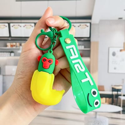 Italiaanse Brainrot Sleutelhanger Tralalero Tralala Tung Tung Tung Sahur Ballerina Cappuccino Pop Sleutelhangers Brain Rot Sleutelhangers Cadeaus green