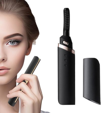 Electric Eyelash Curler, 3 Heating Modes Lash Curler, Small Size Heated Eyelash Curler With Eyelash Comb Lightweight Heated Eye Lash Curler For Eye Opening, Lifted And Natural Lashes